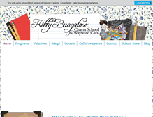 Tablet Screenshot of kittybungalow.org